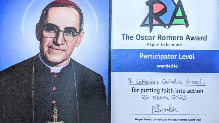 St Catherine’s School Receives Oscar Romero Award