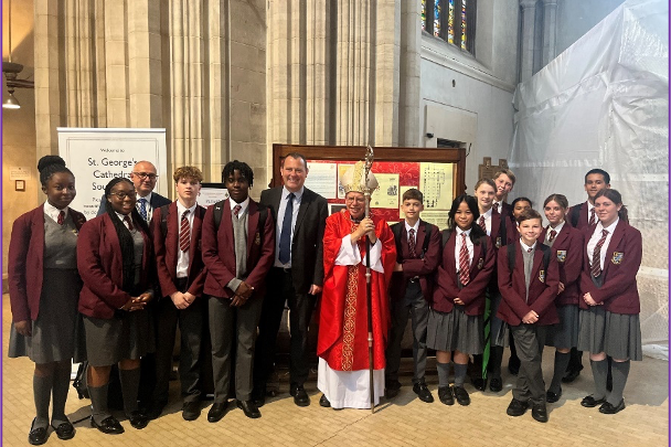 St Thomas More Catholic Comprehensive School Attend Beginning of Year Mass at St George’s Cathedral
