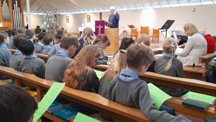 St Augustine Pupils Lead Mass